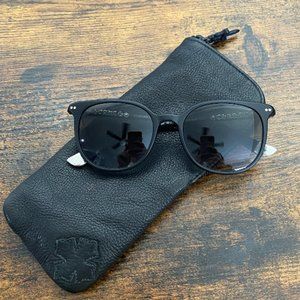Chrome Hearts 'Motherfungis' Wayfarer Matte Black Sunglasses Grey Gradient Lens